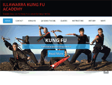 Tablet Screenshot of illawarrakungfu.com.au